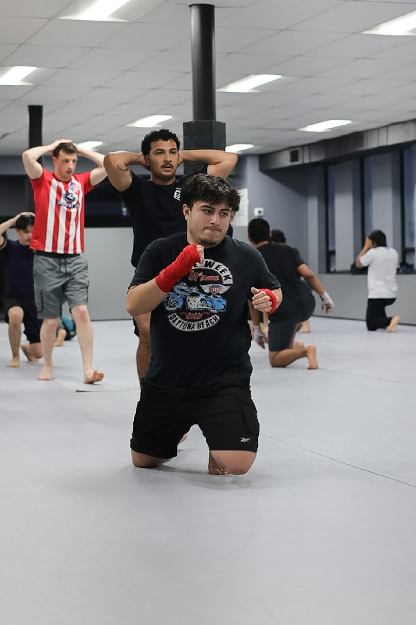 Adult MMA training at Rising Tide MoCo MMA in Rockville, Maryland
