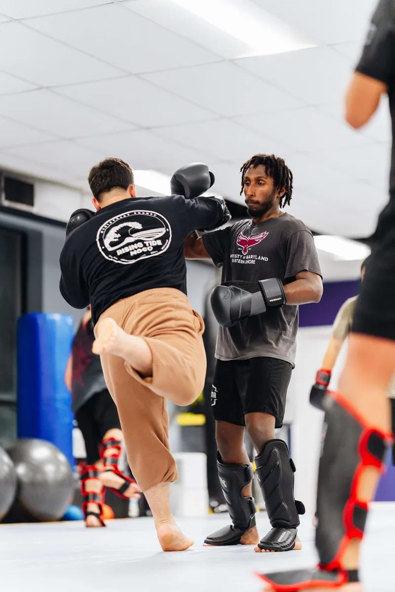 Boxing and kickboxing classes at Rising Tide MoCo MMA in Montgomery County, MD