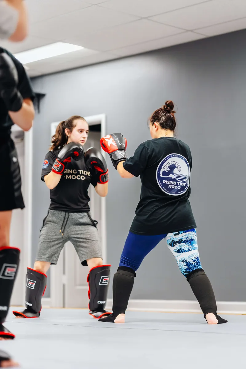 Adult martial arts training at Rising Tide MoCo MMA serving Gaithersburg and Silver Spring, MD