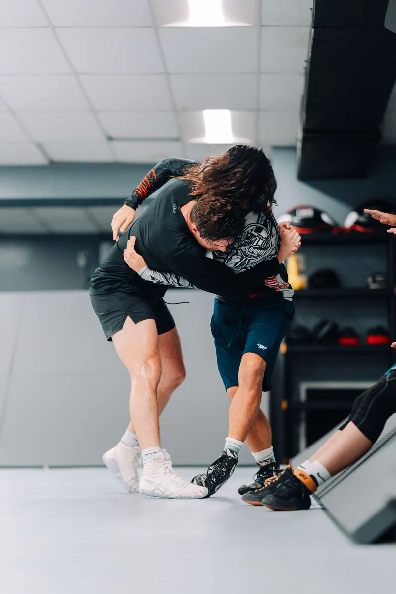 Jiu-Jitsu and wrestling training at Rising Tide MoCo MMA in Rockville, MD